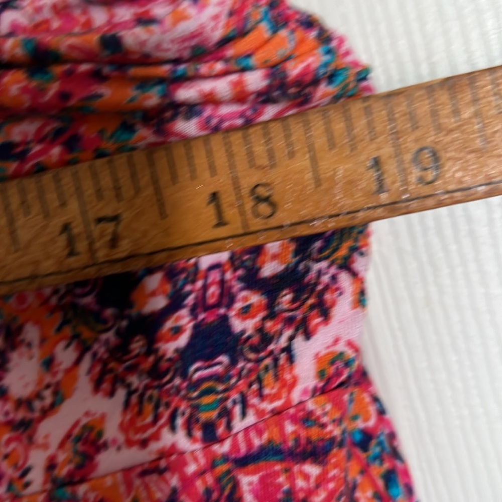 Cynthia Rowley • Maxi Skirt Stretchy Sideslit Summer Boho Jersey Size L - Picture 4 of 7